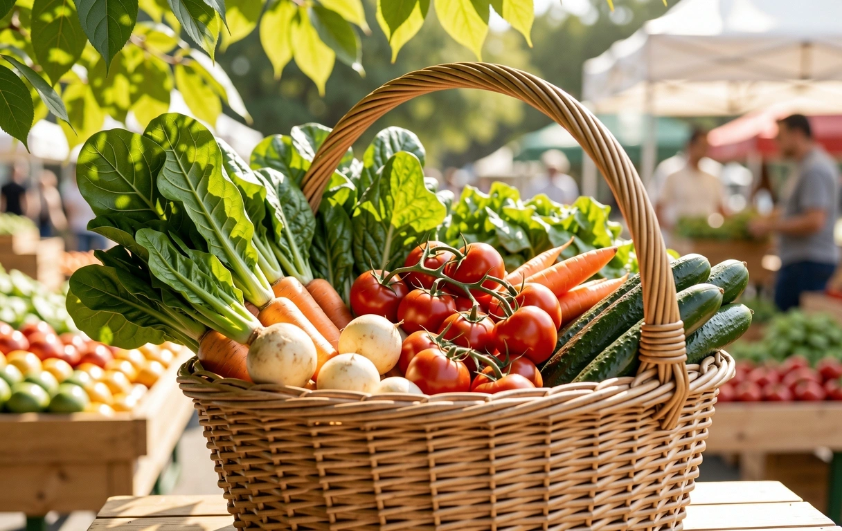 Čerstvé organické potraviny
